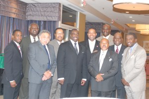The Brothers of Kappa Alpha Psi came out to support Honoree Robert Rawls, New Brunswick Fire Director